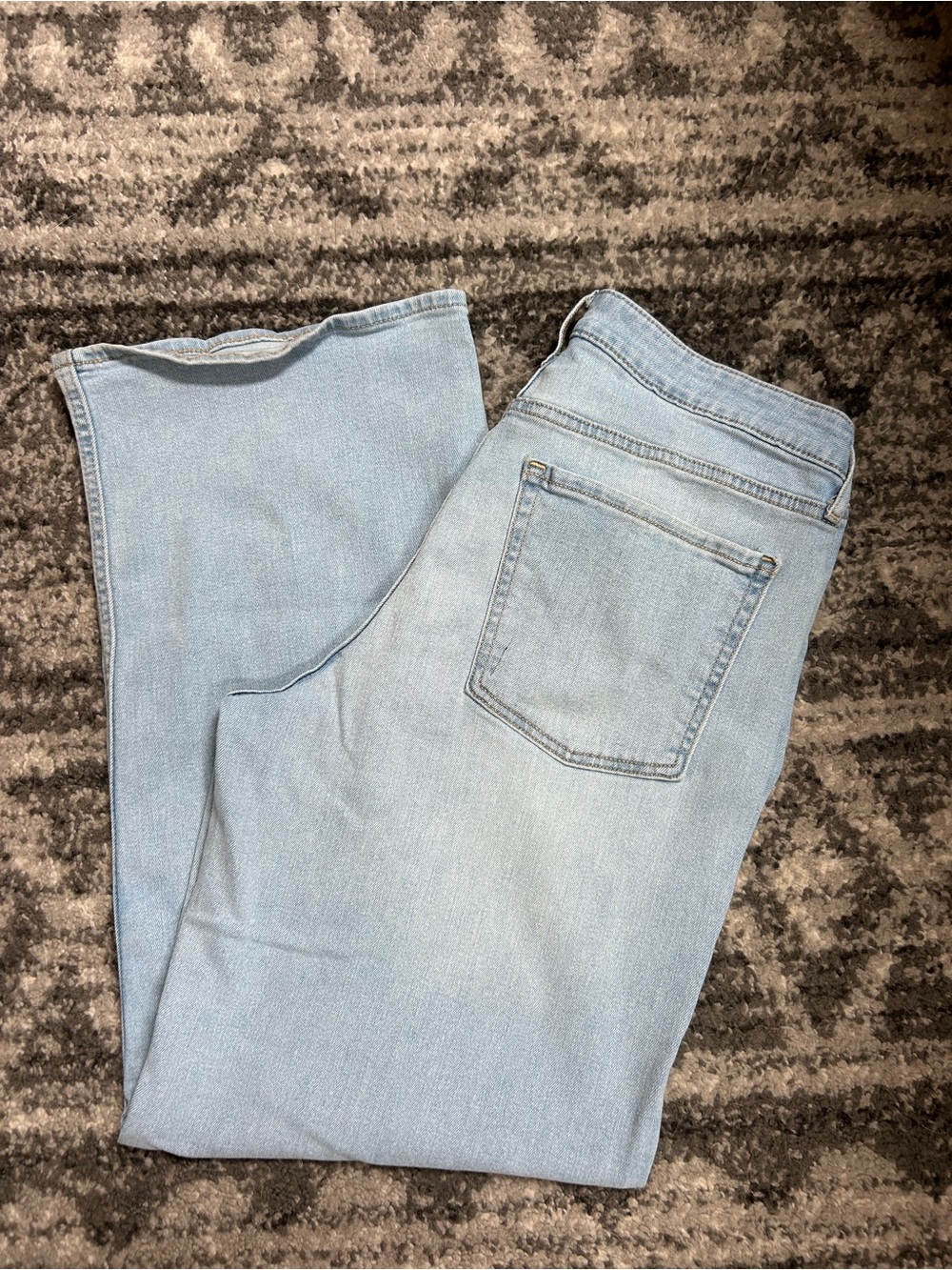 Old Navy Light Blue High-Rise Wow Wide Leg Jeans